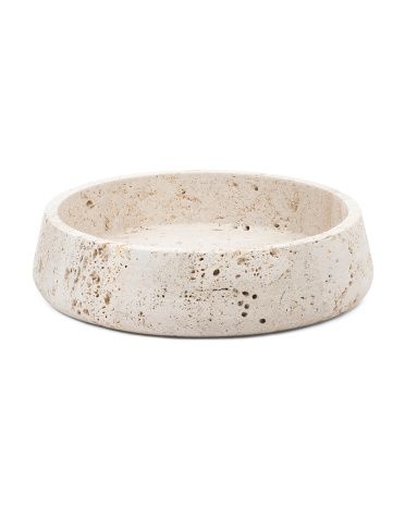 10x3 Travertine Bowl | TJ Maxx