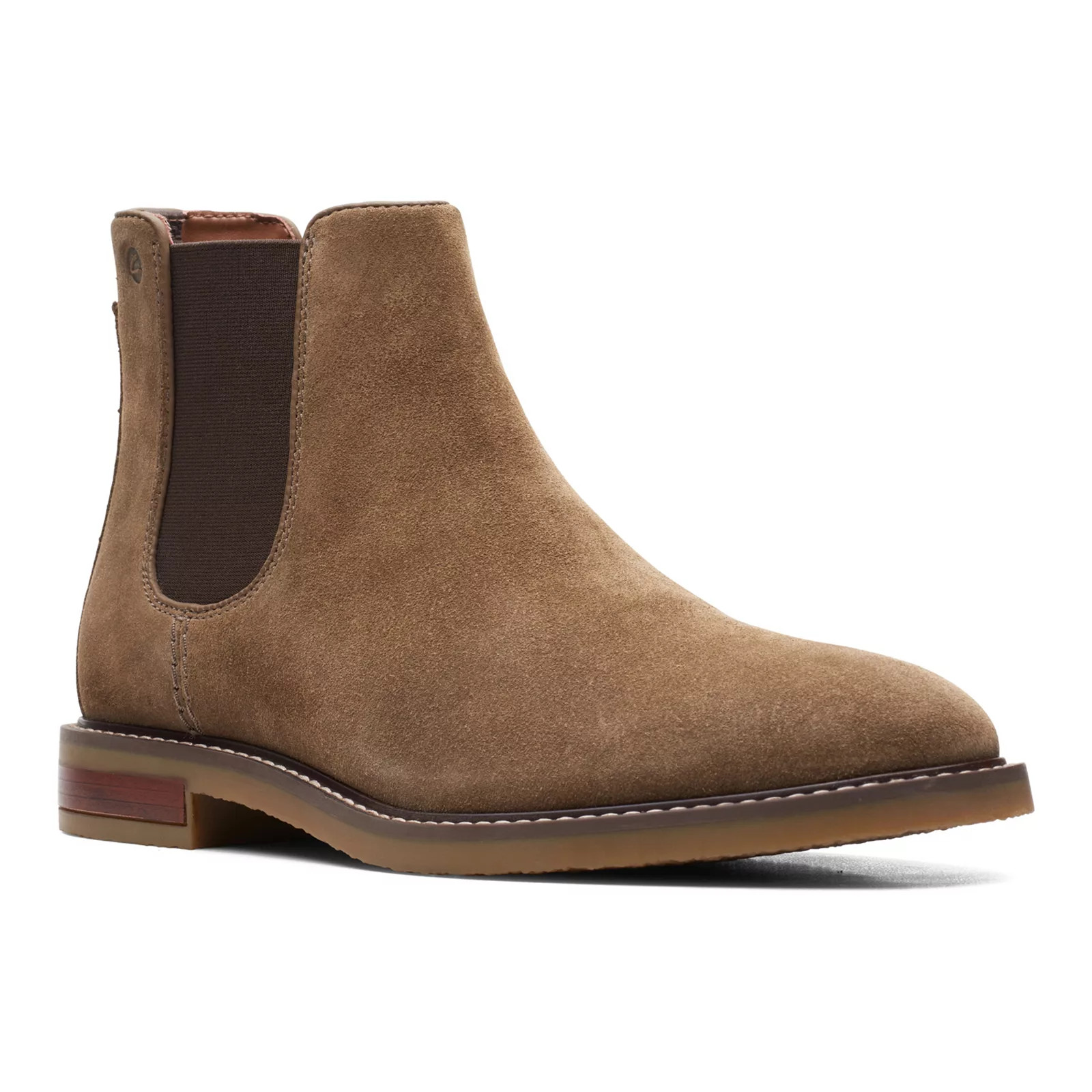 Clarks Jaxen Men's Suede Chelsea Boots, Size: 9, Beige | Kohl's