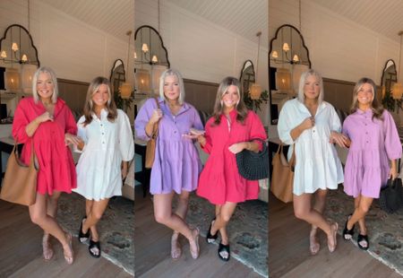 the dress of the season that works for everybody! 🌸🙌🏼✨ #amazonspringfashion #summerdressoutfits #affordablewomensclothing amazon spring fashion must have summer tiered long sleeve mini dress casual easy outfit inspo same outfit different size affordable womens clothing 

#LTKFindsUnder50 #LTKStyleTip #LTKSeasonal