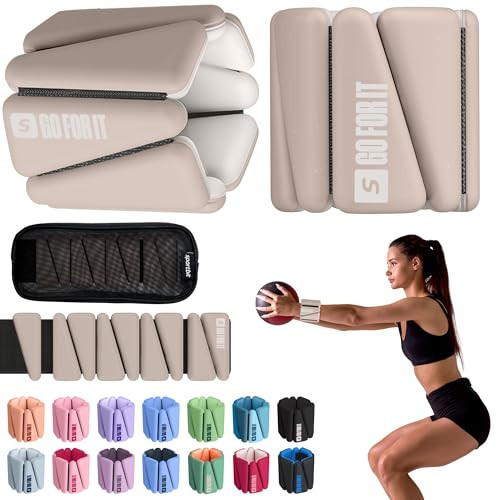 Wrist Weights, Ankle Weights for Women – Set of 2 (1LB Each), Adjustable Weighted Bracelets for Home Gym, Running, Yoga, Exercise and Strength Training | Amazon (US)