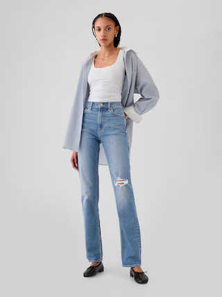 High Rise '90s Straight Jeans | Gap (US)