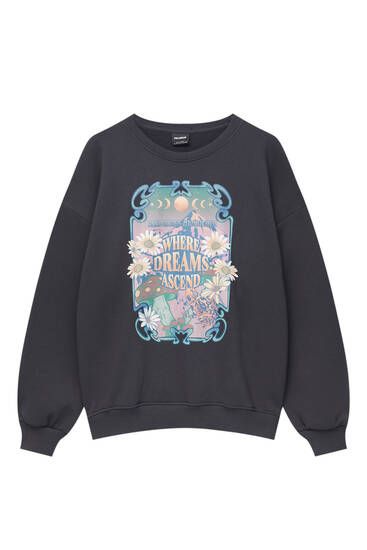 Sweater met bloemenprint | PULL and BEAR NL