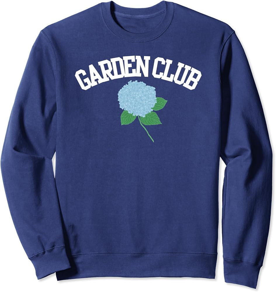 Grandmillennial Hydrangea Style Garden Club Sweatshirt | Amazon (US)