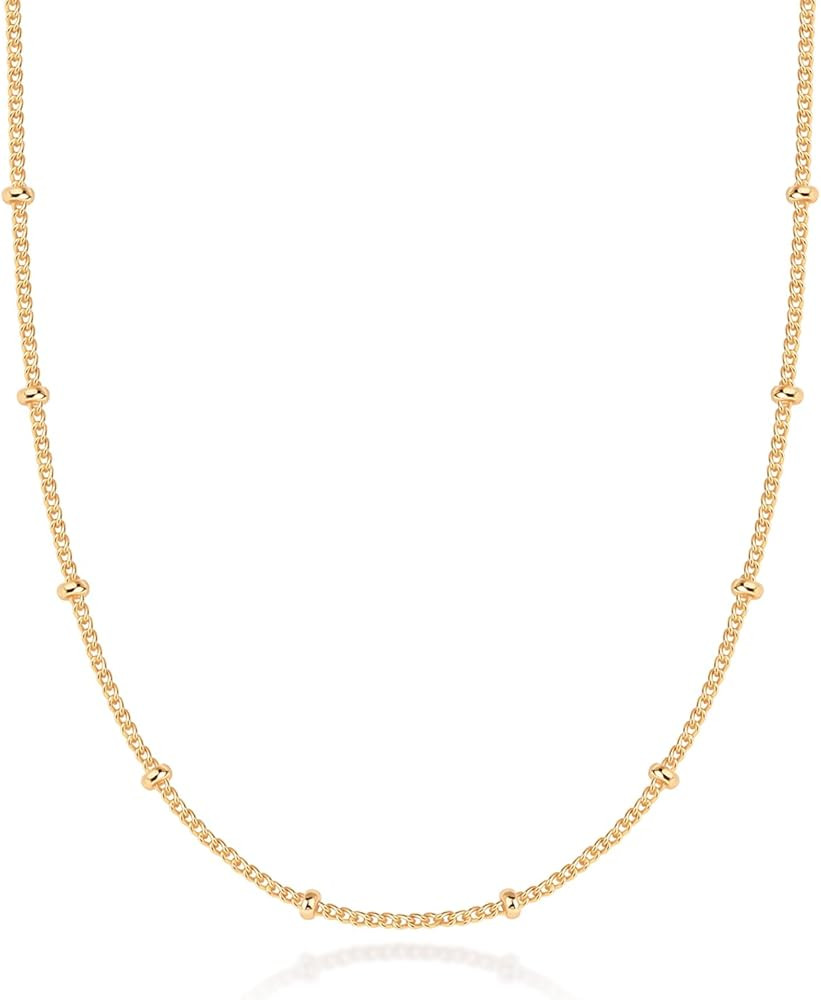 PAVOI Ball Station Necklace (Yellow Plated) | Amazon (US)