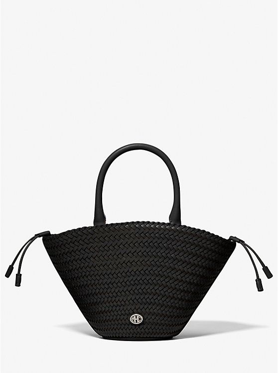 Audrey Woven Leather Market Bag | Michael Kors US