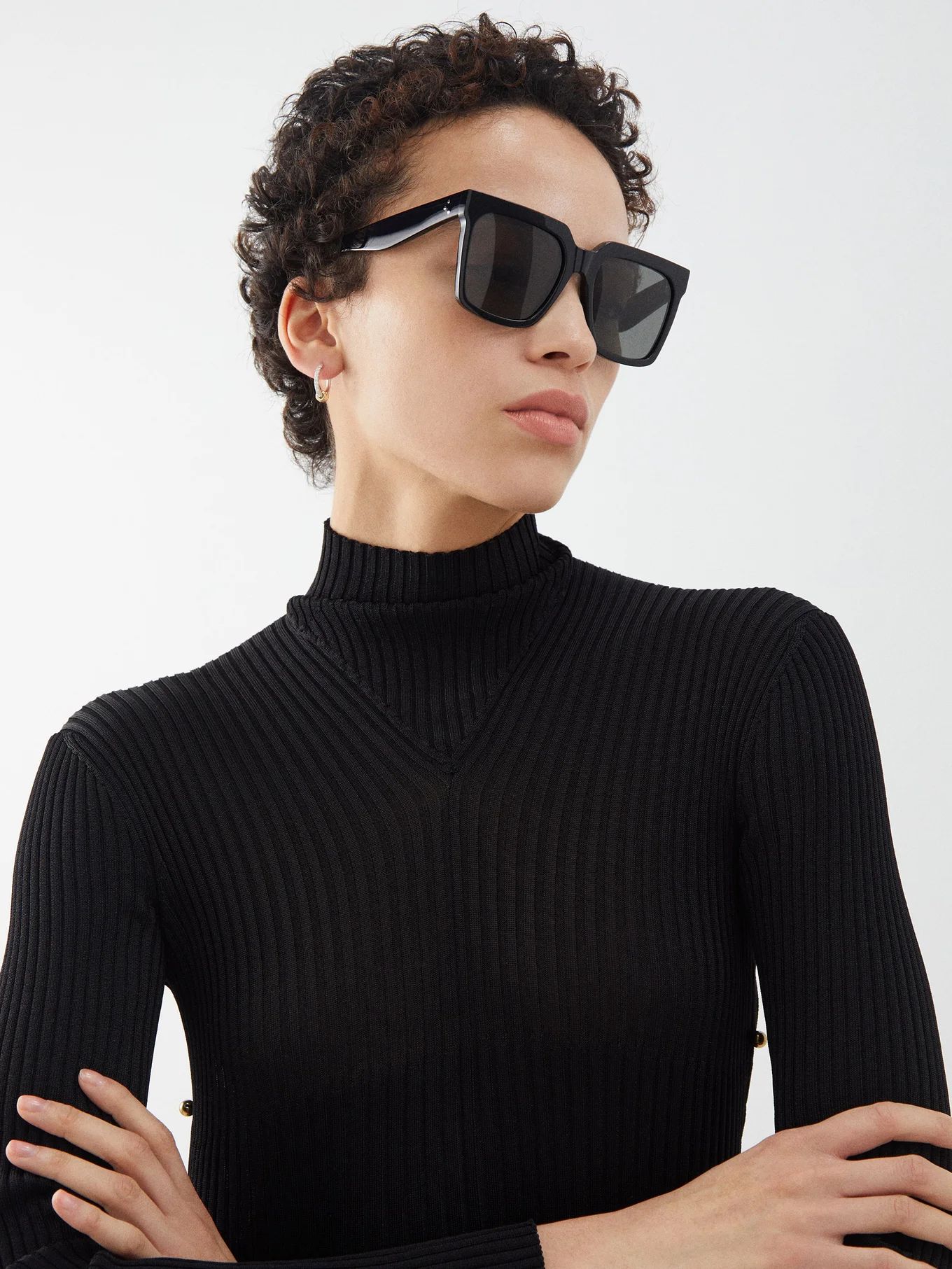 Oversized square acetate sunglasses | Celine Eyewear | Matches (US)