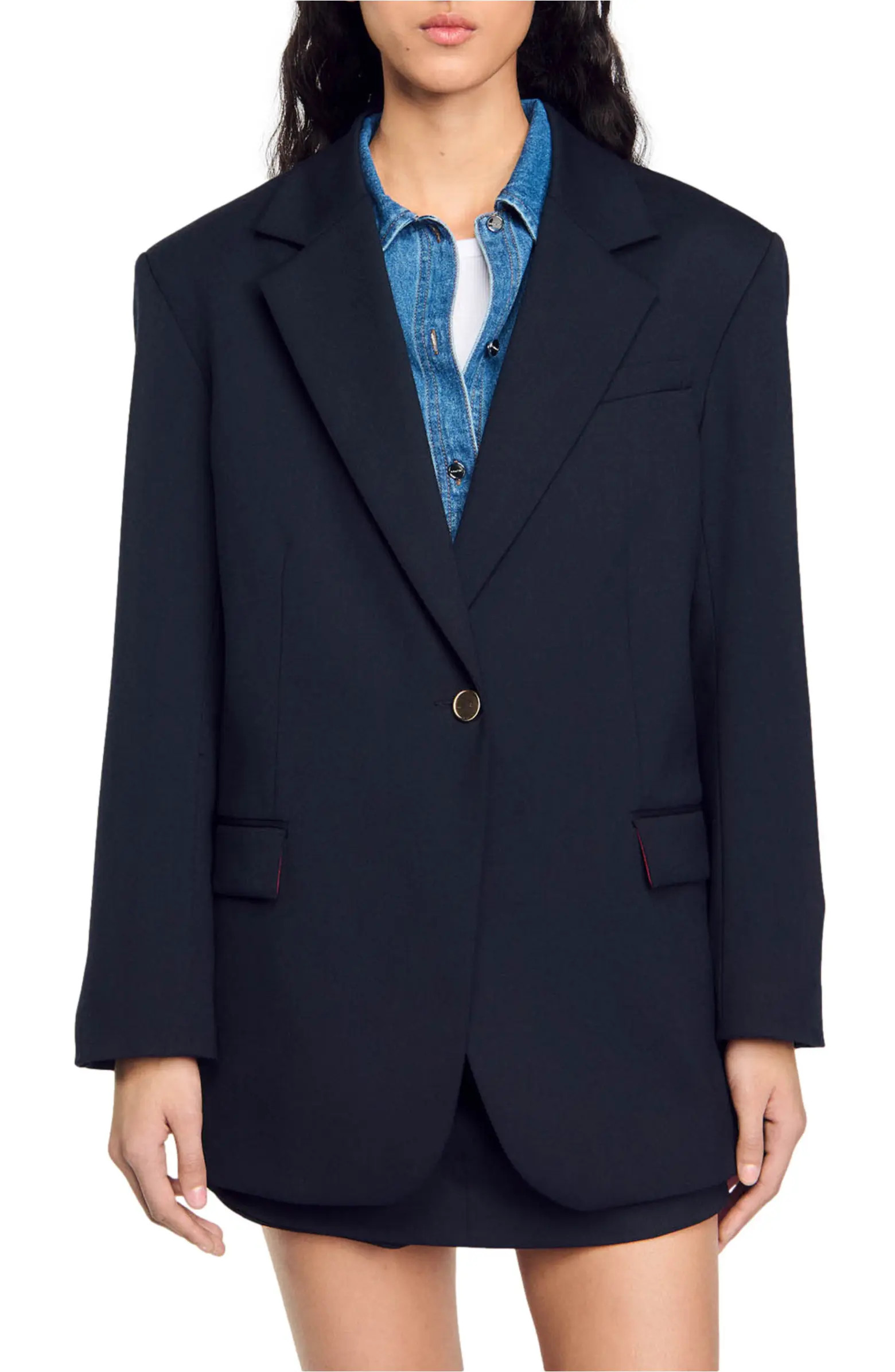 SANDRO Wool suit jacket | Nordstrom | Nordstrom