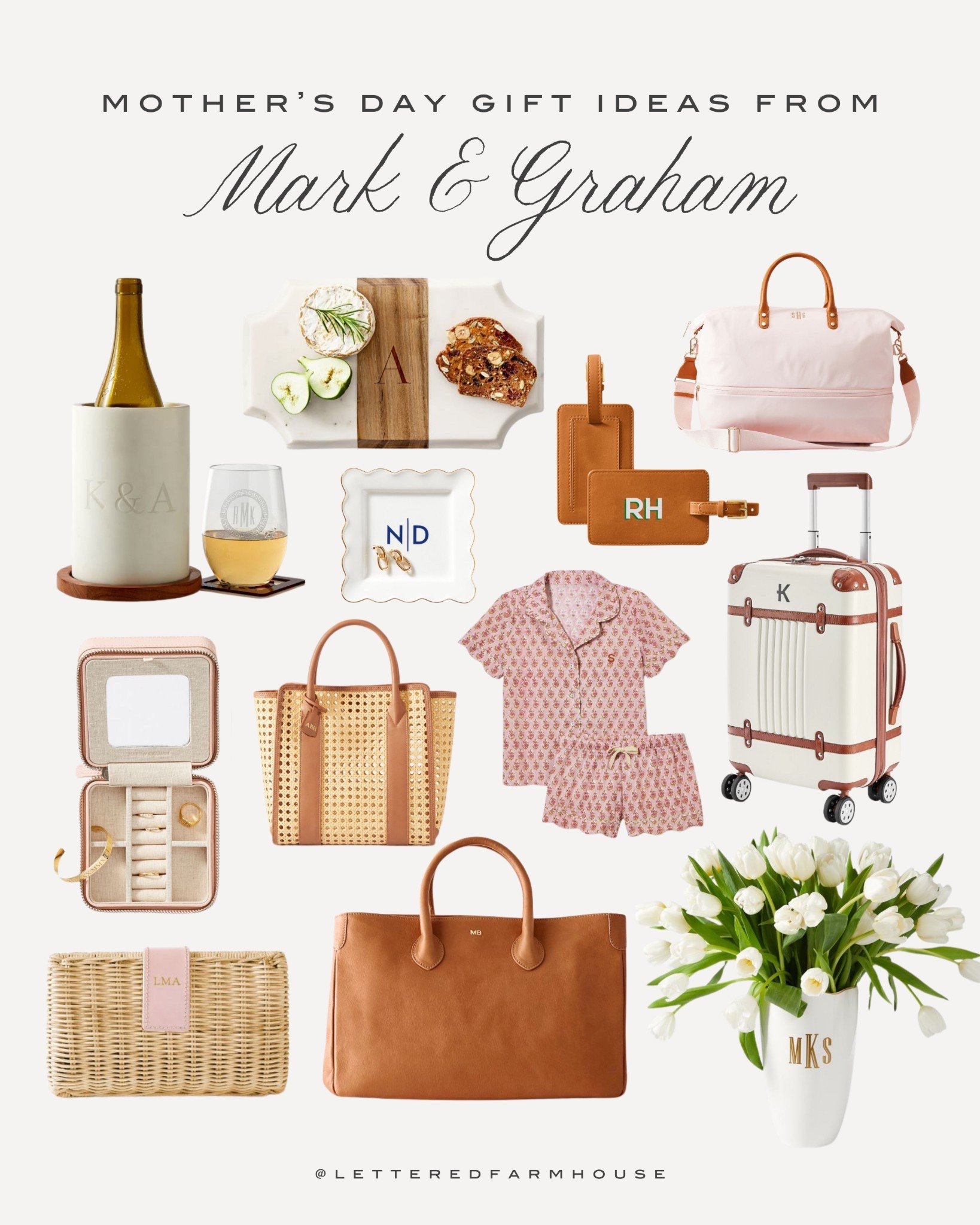Mark & Graham Personalized Gift Ideas for Moms & Mother-in-Laws

Monogrammed Mom Gifts: Personalized Gifts & More by Mark and Graham

Discover the perfect Mother’s Day gifts with our curated selection from Mark and Graham. From monogrammed travel essentials to cozy pajamas, elegant charcuterie items, and sleek wine chillers, find the ideal personalized presents to celebrate mom in style. 

#LTKmomlife #LTKHome #LTKTravel