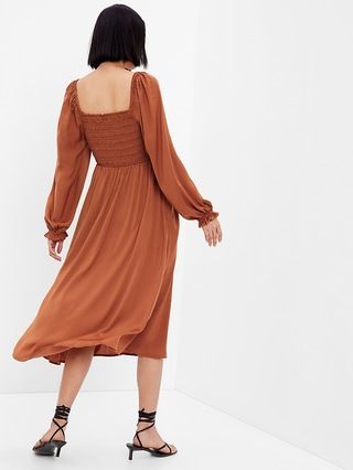 Smocked Midi Dress | Gap (US)