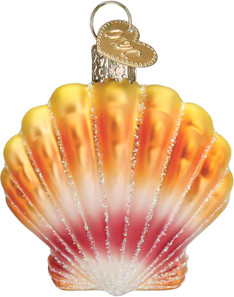 Old World Christmas Sunrise Shell Glass Blown Ornament for Christmas Tree | Amazon (US)