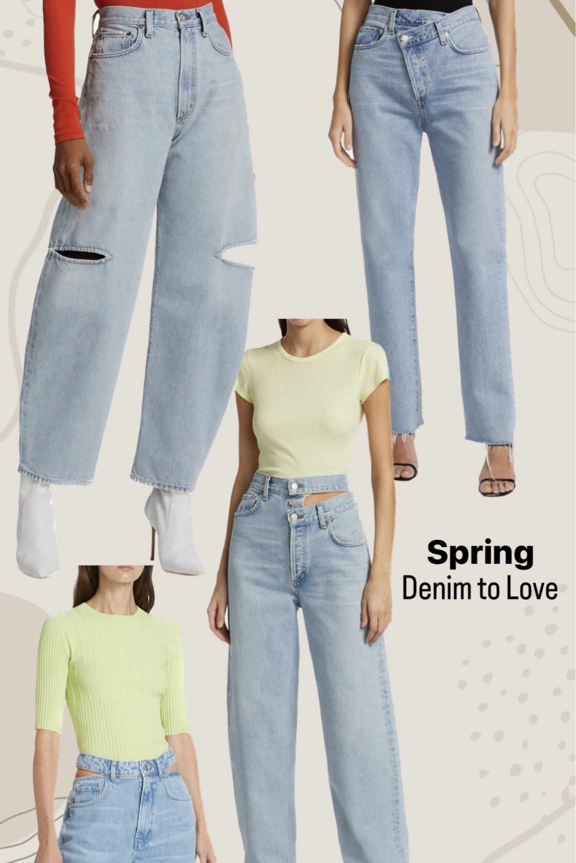 AGOLDE, Frame, Shein…Spring denim to love and own!