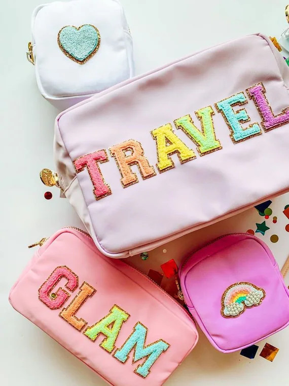 Personalized XL Nylon Cosmetic Makeup Bag-personalized Travel | Etsy | Etsy (US)