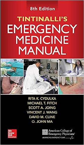 Tintinalli's Emergency Medicine Manual, Eighth Edition



8th Edition | Amazon (US)