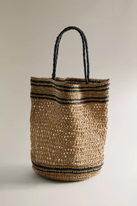 LARGE PAPER TOTE BAG | Zara US