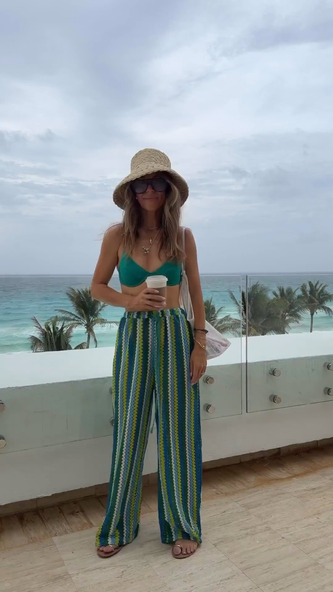 The best beach pants!  Size small. Come In so many colors! Size small top and bottom on the best bikini. Beach bag and beach hat are super affordable too!

#LTKootd #LTKTravel #LTKSwim
