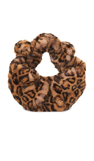Cheetah Faux Fur Lopsy Bag in Cheetah Scramble | Revolve Clothing (Global)