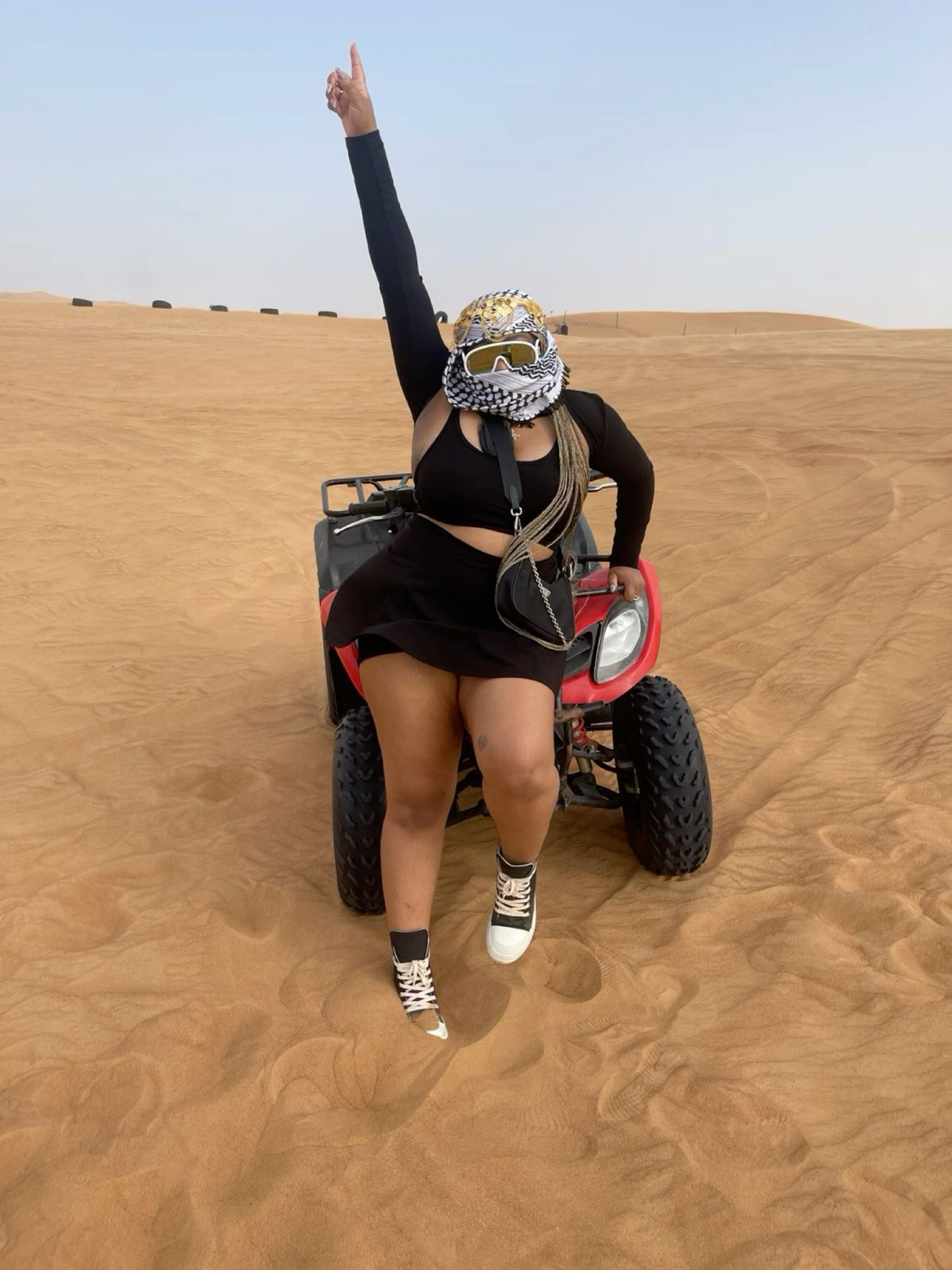 All black spandex outfit perfect for a Dubai desert safari inspo #outfitpost #dubaifashion 🌵 this outfit was super comfy, stretchy and cute 

#LTKFindsUnder100 #LTKStyleTip #LTKActive