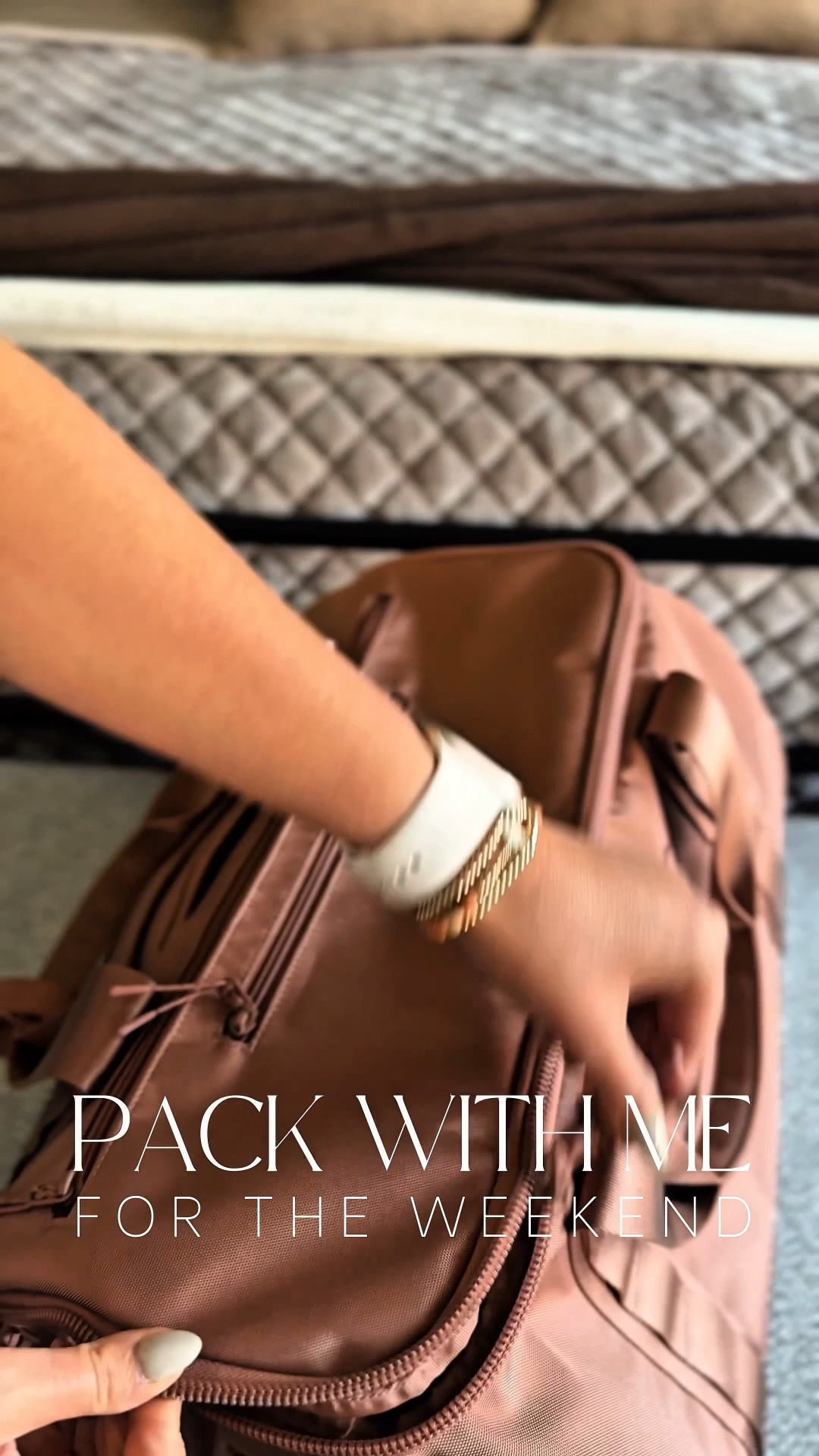Pack with me for my weekend trip!! Sharing some of my fave travel goodies, but my fave has to be this Dagne Dover duffle!!! It’s like the Swiss Army knife of bags!! It has everything!!! To many compartments and pockets! It can even be worn as a backpack if you want AND had a luggage strap to fit on top of suitcases!  Also my cadence toiletry containers are FABULOUS! Worth every penny! 

#LTKWatchNow #LTKTravel #LTKSeasonal