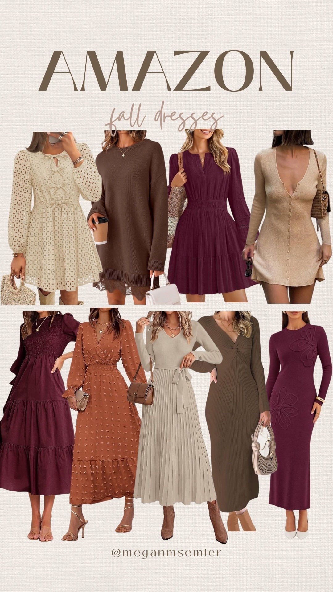 Amazon fall dresses

#LTKgrwm #LTKootd #LTKSeasonal