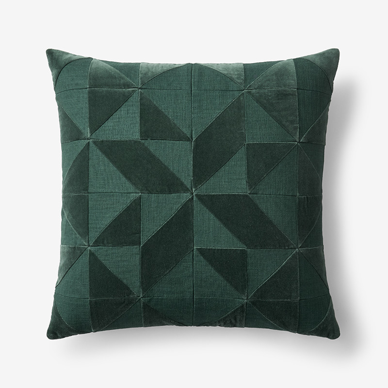 Velvet Decorative Square Pillow Cover | The Company Store