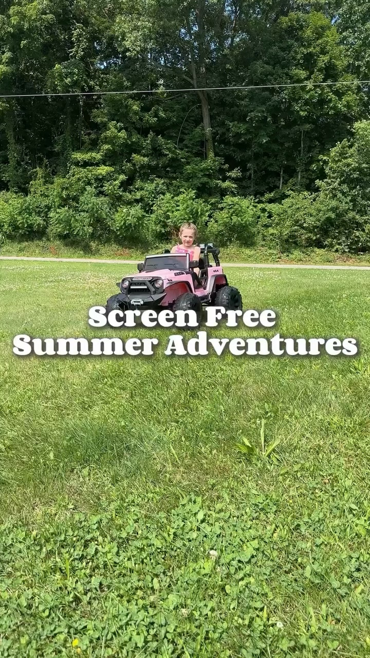 Summer adventures just got an upgrade! 🚗💨 

This 24V ride-on truck with 2WD/4WD and Bluetooth remote control has brought endless joy to our backyard.

Perfect for our little ones to explore safely and comfortably, and they love blasting their favorite tunes while they ride. 

🌞 #SummerFun #KidsRideOn #ScreenFreePlay #FamilyTime 

#LTKKids #LTKVideo #LTKFamily
