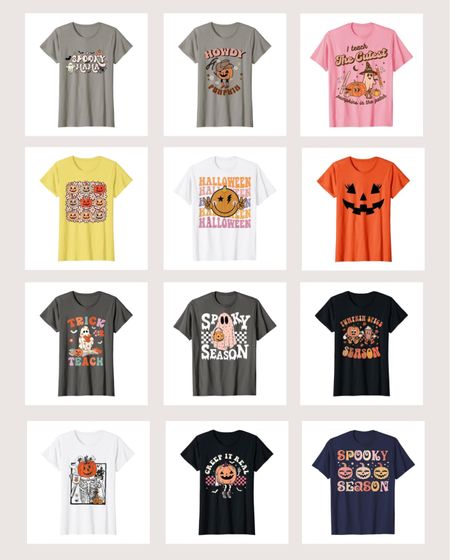 Spooky Season fall graphics on Amazon! All under $20. Cutest shirts for women. Halloween - Fall!

#LTKSeasonal #LTKsalealert #LTKunder50