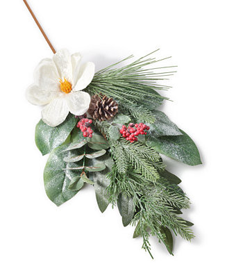 Holiday Lane Picks Pinecone and Flower Pick Ornament, Exclusively at Macy's - Macy's | Macy's