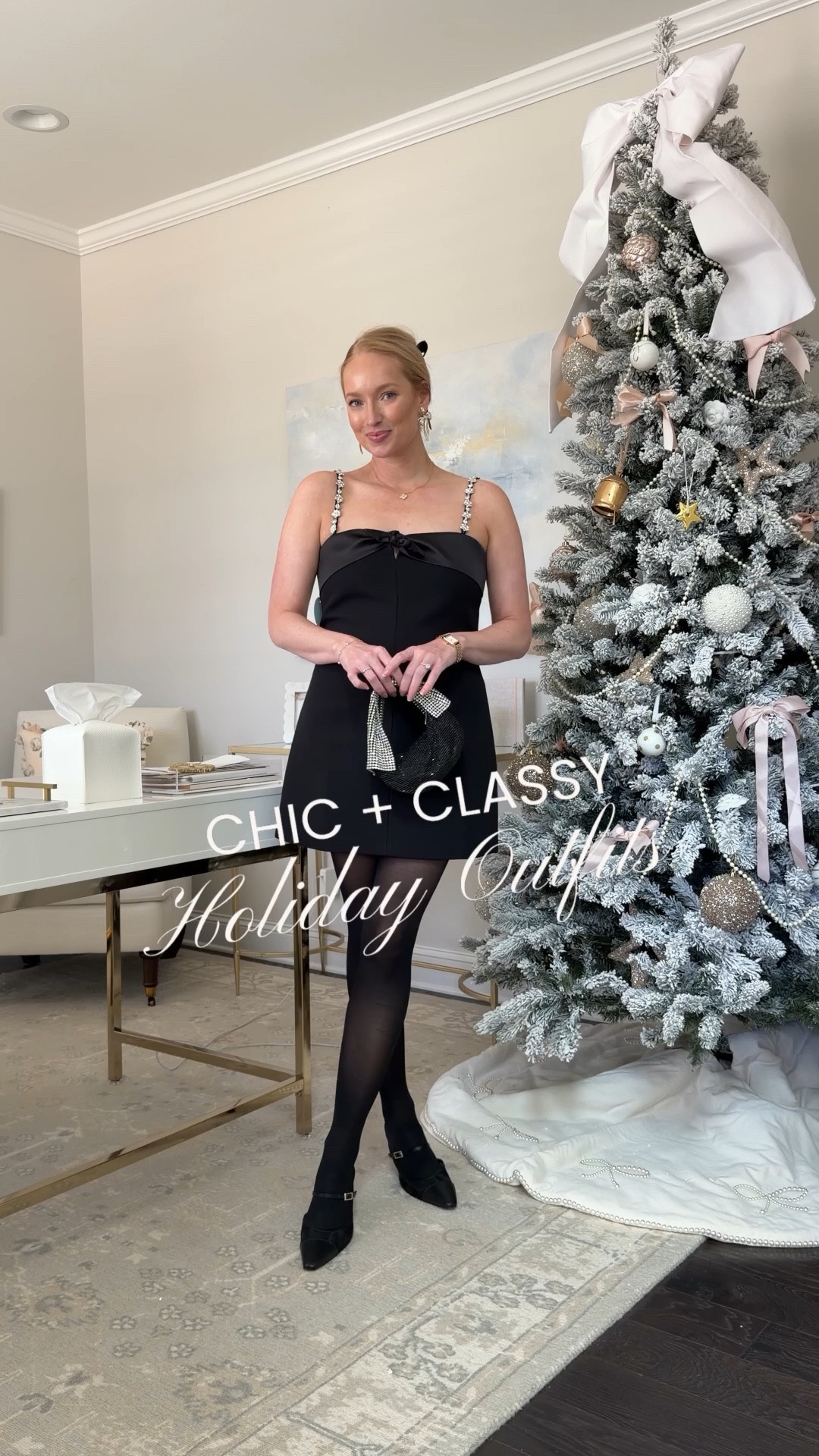 Styling chic and classy holiday outfits on sale 25% off!! 

Sizing
Plaid dress - i sized up to a medium for a comfier fit in the shoulders 
Black bow dress - size small
Black and gold dress - small / runs small in the waist 
Green plaid dress with sleeves - small and runs a little big 

Holiday style // hill house dress // Black Friday // cyber week sale 

#LTKCyberWeek #LTKHoliday #LTKSaleAlert