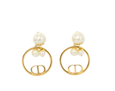 Dior Faux Pearl Drop Earrings | Italist.com US