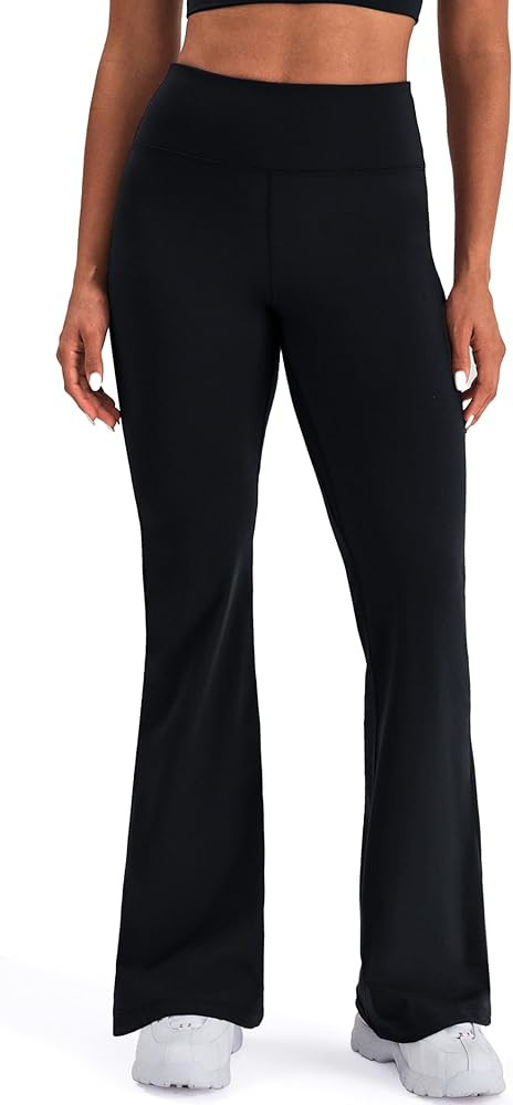 K-Swiss Flare Leggings for Women 32" - High Waist Wide Leg Bell Bottom Bootcut Yoga Pants for Cas... | Amazon (US)