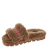 UGG Women's Cozetta Ugg Braid Slipper, Hardwood, 8 | Amazon (US)