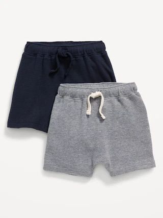 Thermal-Knit Pull-On Shorts 2-Pack for Baby | Old Navy (US)