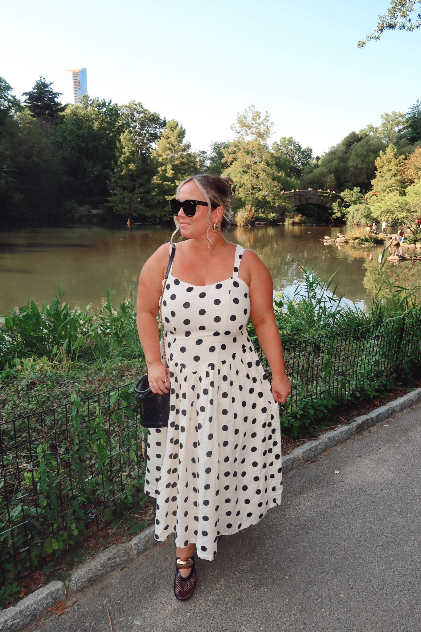 Just a stroll through Central Park! 
This Amazon polka dot linen dress is perfect for the warm weather  here! The mesh shoes are also Amazon!! Both run tts for me! I’m in a size LARGE dress. 

Fall outfit, fall dress, Amazon style, Amazon finds, Amazon fashion, NYFW, casual style, petite style, fall trends

#LTKNYFW #LTKStyleTip #LTKMidsize