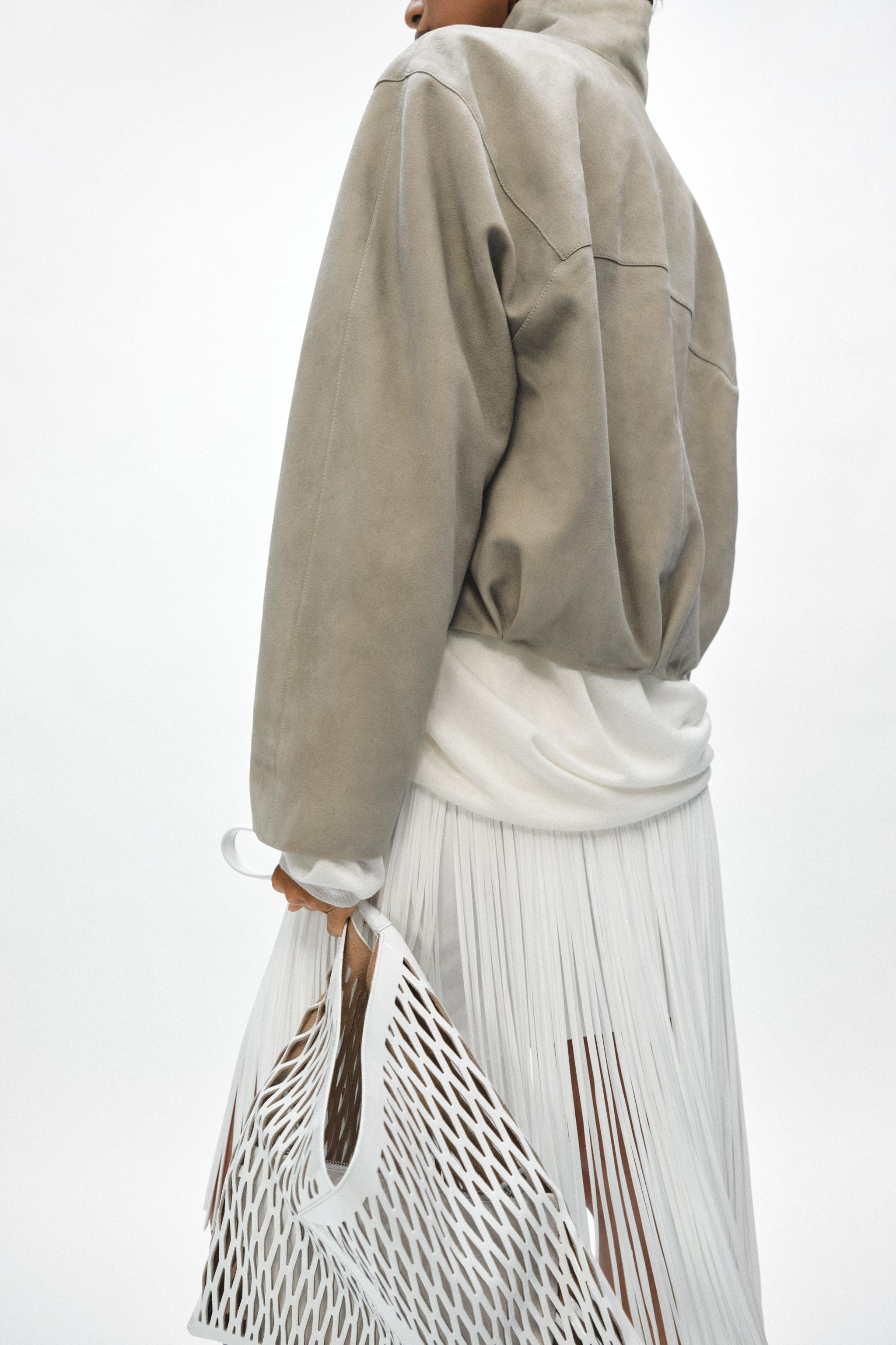 ZW COLLECTION LIMITED EDITION SUEDE LEATHER JACKET | Zara US