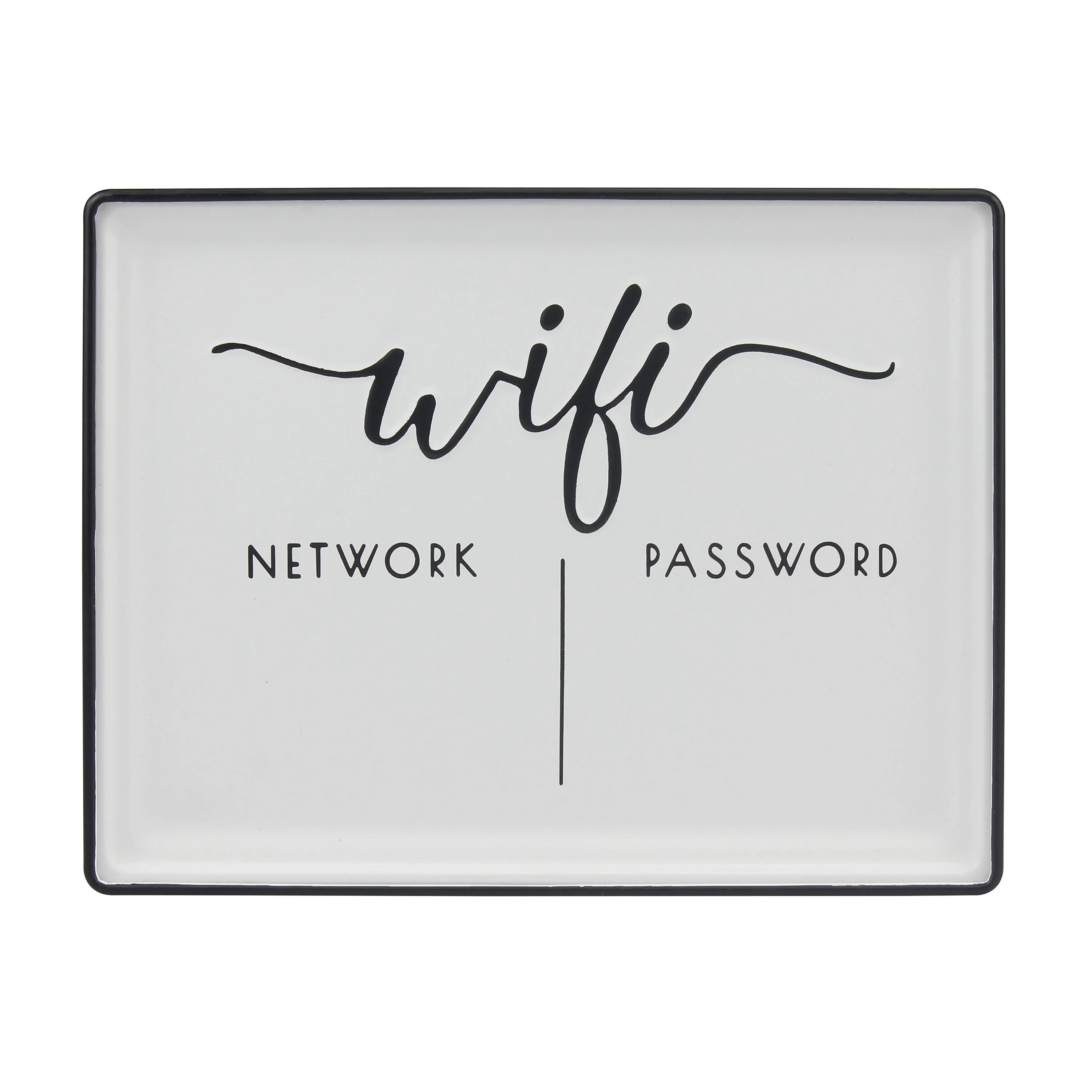 Better Homes & Gardens Decorative Wi-Fi Password Tabletop Sign, White | Walmart (US)