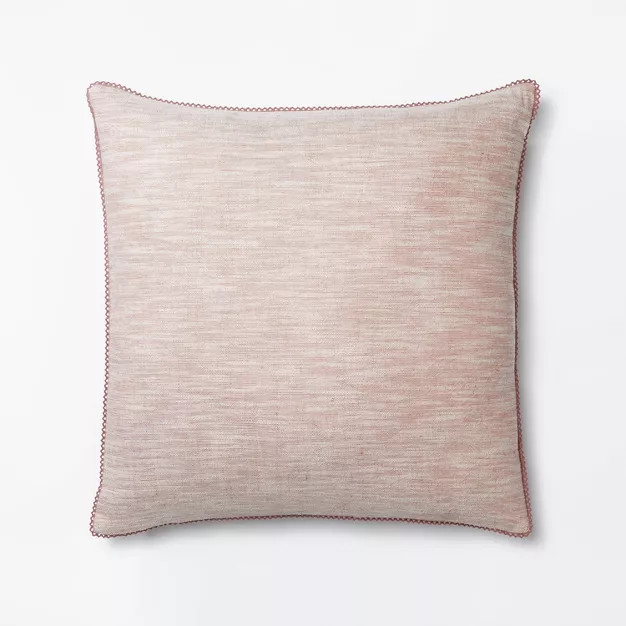 Chambray Throw Pillow with Lace Trim - Threshold™ designed with Studio McGee | Target