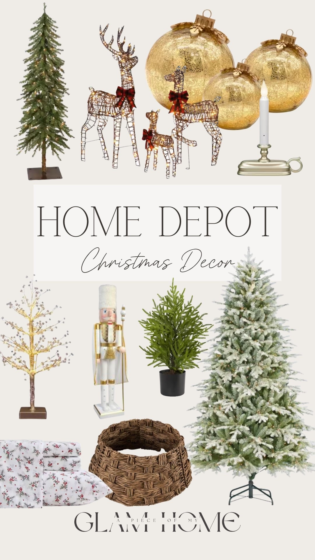 Holiday decor that’s trending at Home Depot! 


Prelit Christmas tree, outdoor decor, deer, candle, bells, nut cracker, affordable home 

#LTKStyleTip #LTKHoliday #LTKHome