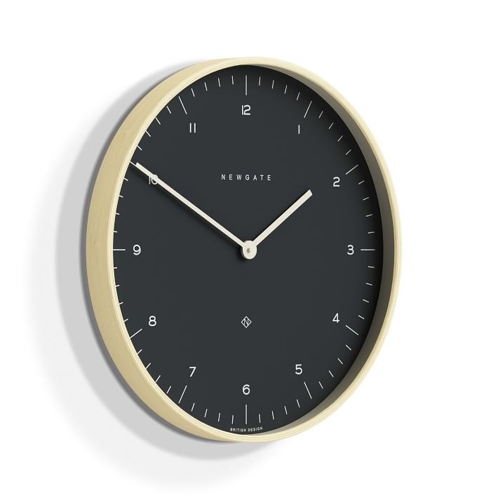 Newgate Mr. Clarke Wall Clock - Small Numbers | West Elm (US)