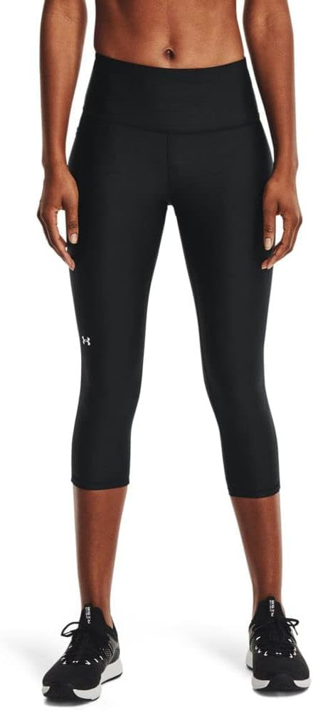Under Armour Women's HeatGear High Waisted Pocketed Capri | Amazon (US)