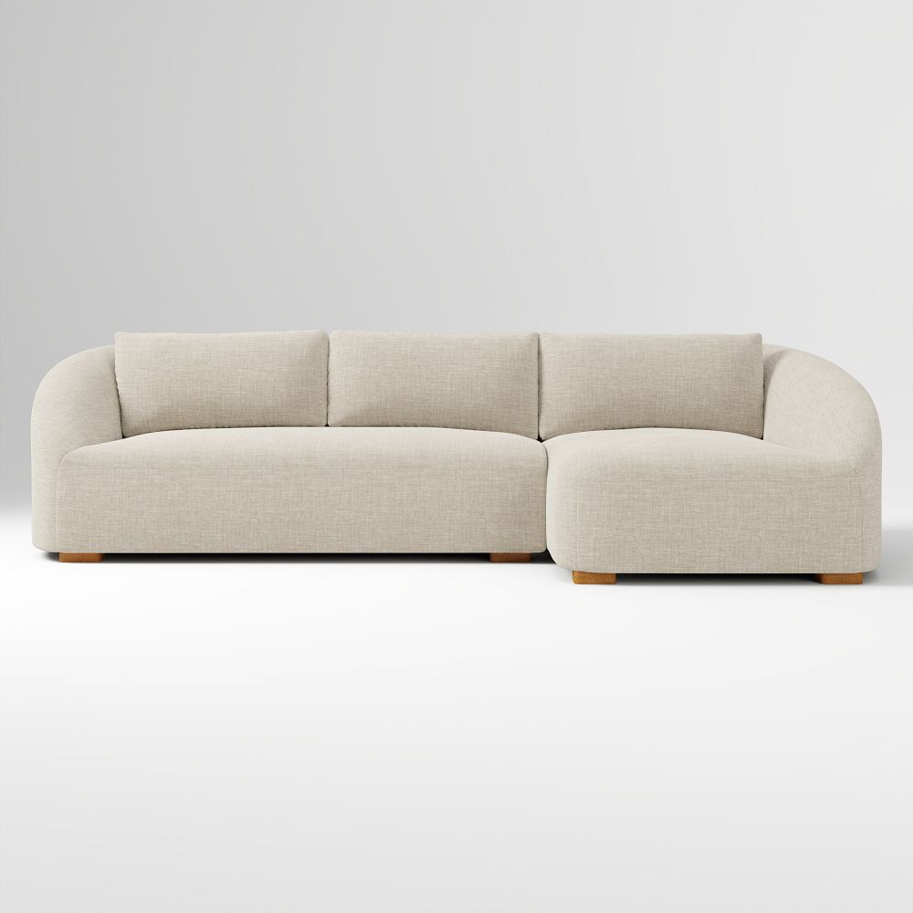 Aviana 2-Piece Chaise Sectional (114") | West Elm (US)