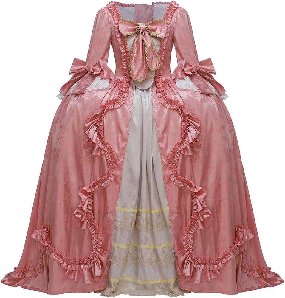 Court Rococo Baroque Marie Antoinette Ball Dresses 18th Century Georgian Era Costumes Dress Victo... | Amazon (US)