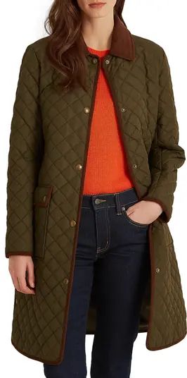 Quilted Snap Front Coat | Nordstrom