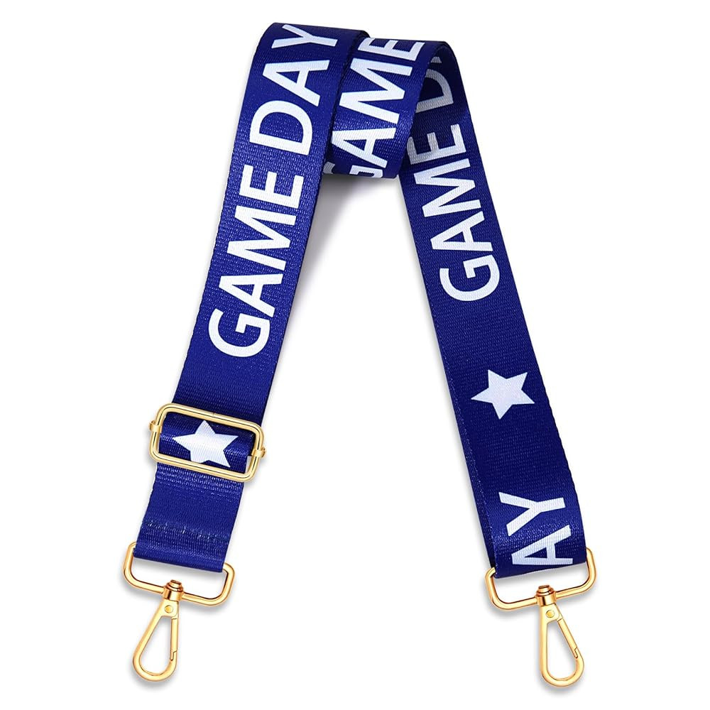 Game Day Purse Strap Replacement Crossbody Wide Shoulder Strap Star Football Strap for Stadium Ap... | Amazon (US)