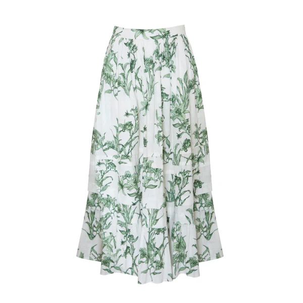 Cabana Skirt, Green Lily | The Avenue