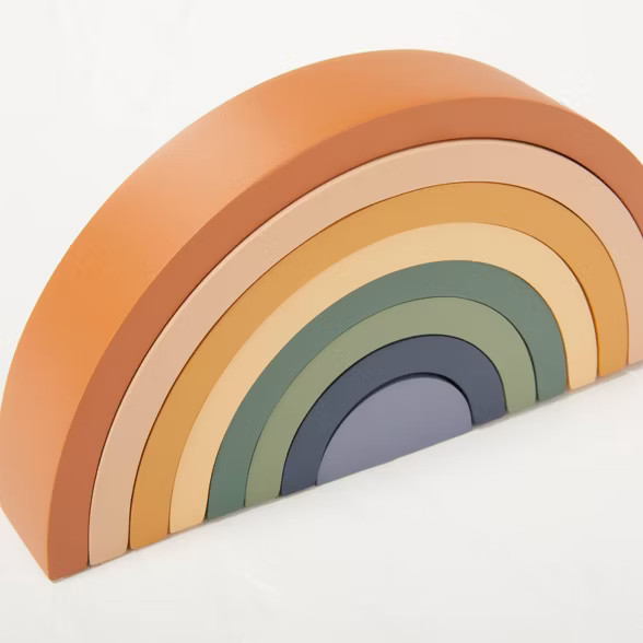 8pc Wooden Toy Rainbow Stacker - Hearth & Hand™ with Magnolia | Target