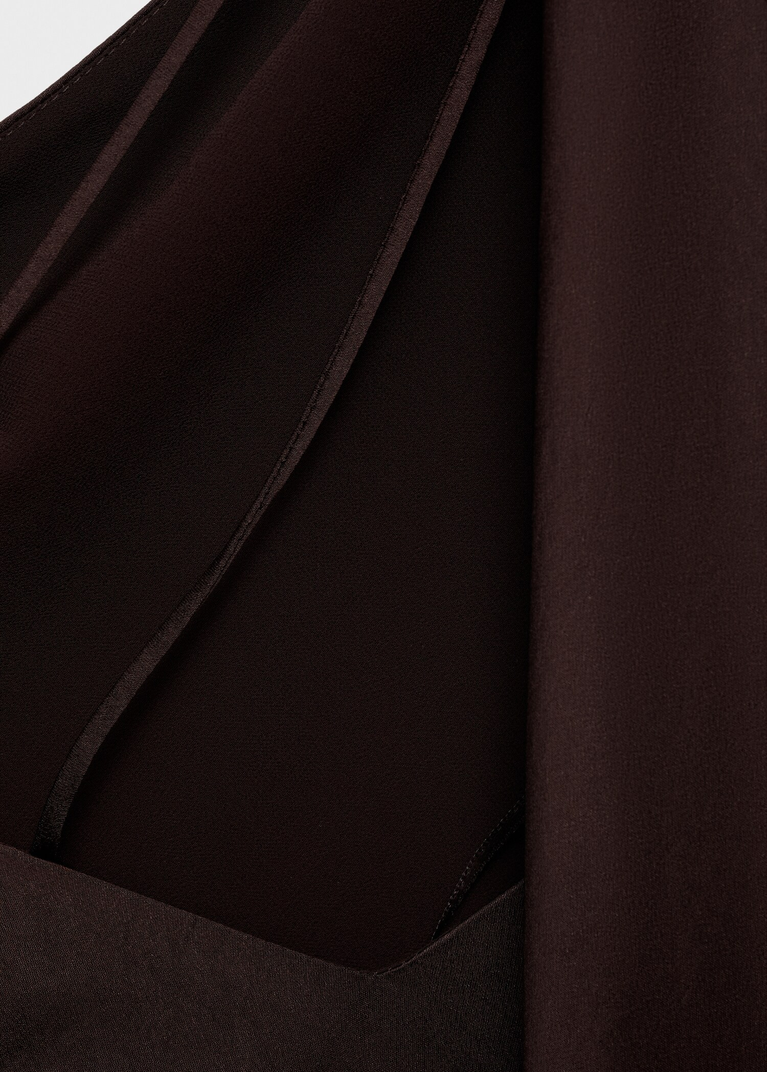 Asymmetrical satin dress - Women | MANGO United Kingdom | MANGO (UK)