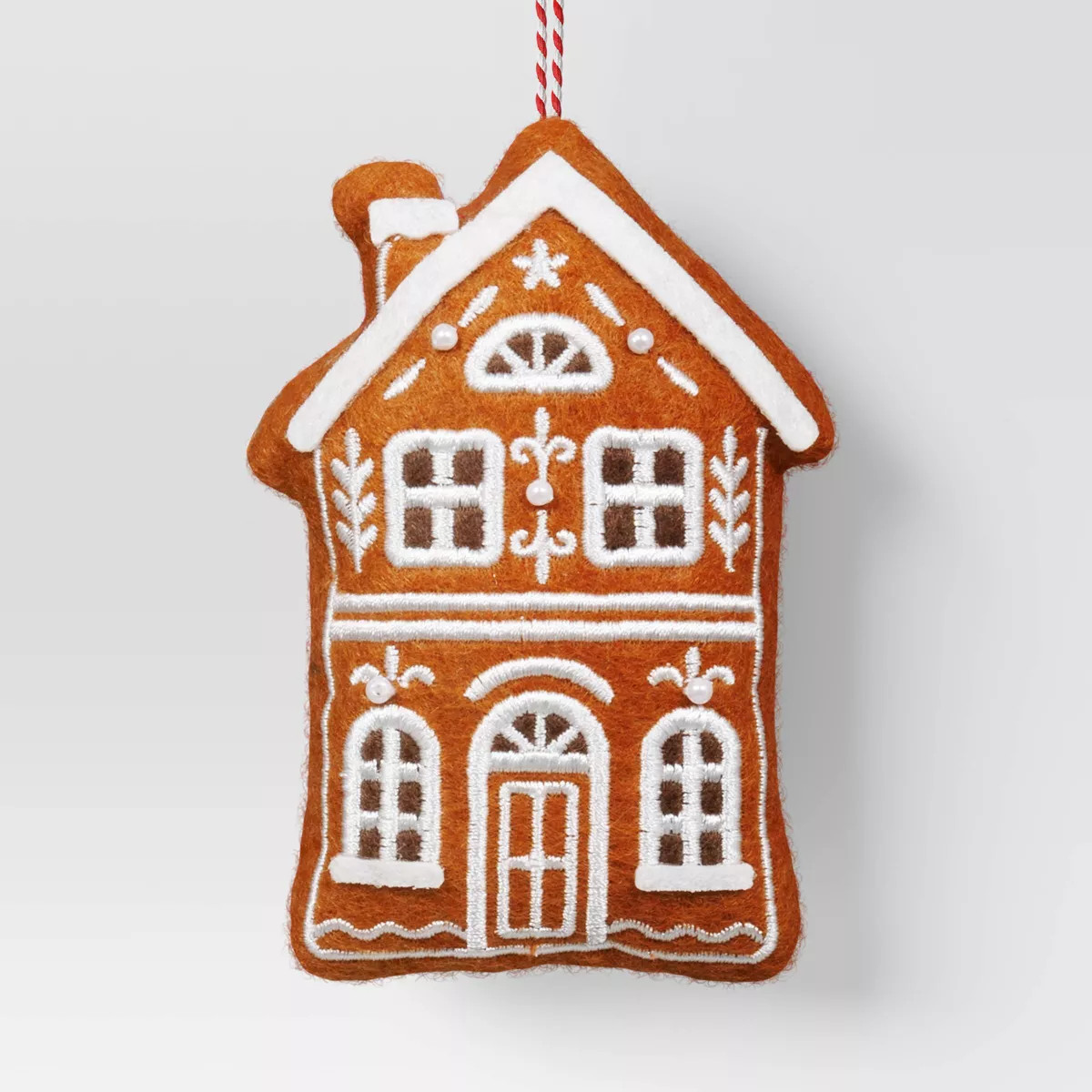 Christmas Fabric Gingerbread House with Chimney Ornament - Wondershop™ | Target