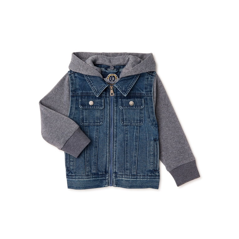 Urban Republic Baby & Toddler Boys Cotton Denim Jacket, Sizes 12M-4T | Walmart (US)