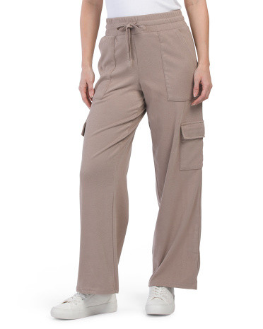Microfleece Open Leg Cargo Pants | Activewear | Marshalls | Marshalls