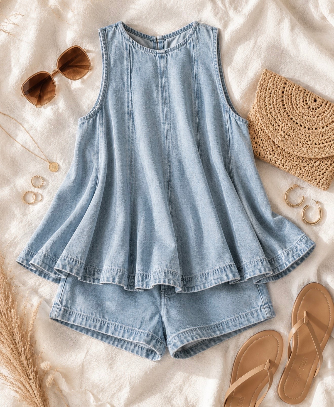 This Free People denim romper is one of those pieces you’ll reach for all summer long. Just add sandals, a cute bag, and you’re out the door looking like you actually planned an outfit. ✨

Would you wear this for brunch, vacation, or both? 👇

#freepeople #freepeoplestyle #summeroutfit #denimstyle #romperseason #casualchic #summerfashion #outfitinspo #ootd #summerstyle

#LTKSeasonal #LTKTravel